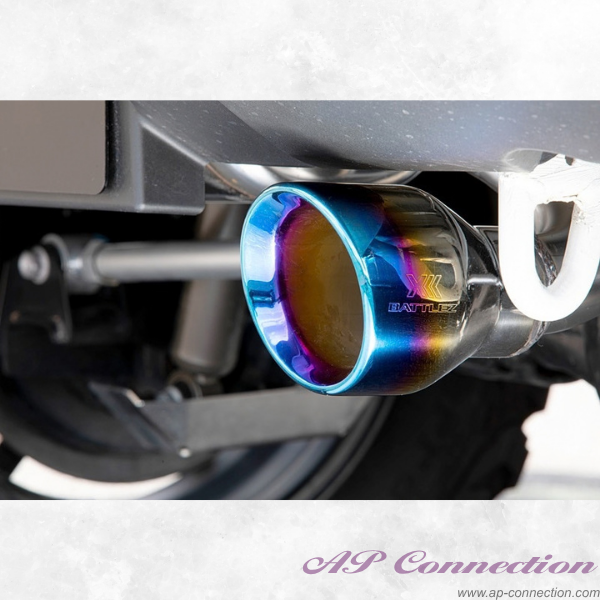 JAOS BATTLEZ Muffler ZS with titanium tail end for OEM bumper - Jimny JB64 Series