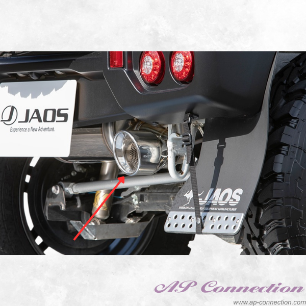 JAOS BATTLEZ Muffler ZS for Rear Sport Cowl - Jimny JB64/JB74 Series