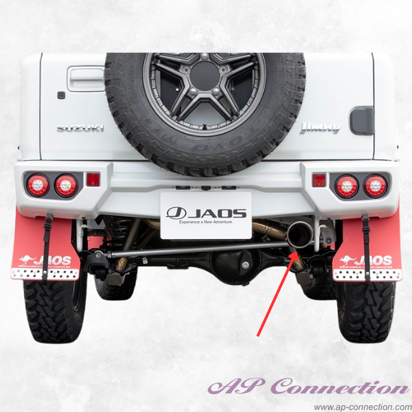 JAOS BATTLEZ Muffler ZS for Rear Sport Cowl - Jimny JB64/JB74 Series