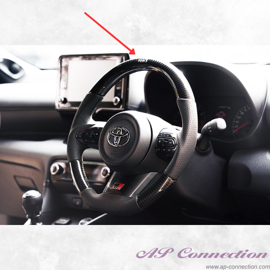 Tom's carbon steering wheel for GR Yaris