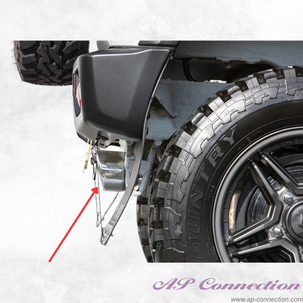 JAOS BATTLEZ Muffler ZS for Rear Sport Cowl - Jimny JB64/JB74 Series