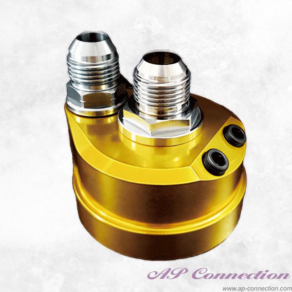 HPI oil filter relocation attachment, engine side