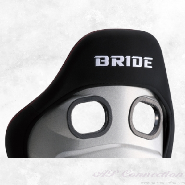 STRADIA III semi bucket seat with silver FRP shell, black, standard cushion