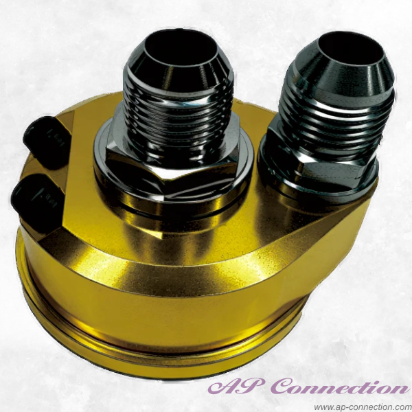 HPI oil filter relocation attachment, engine side