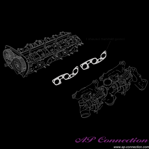 RSE metal EX manifold for RB26DETT (BNR32, BCNR33, BNR34)