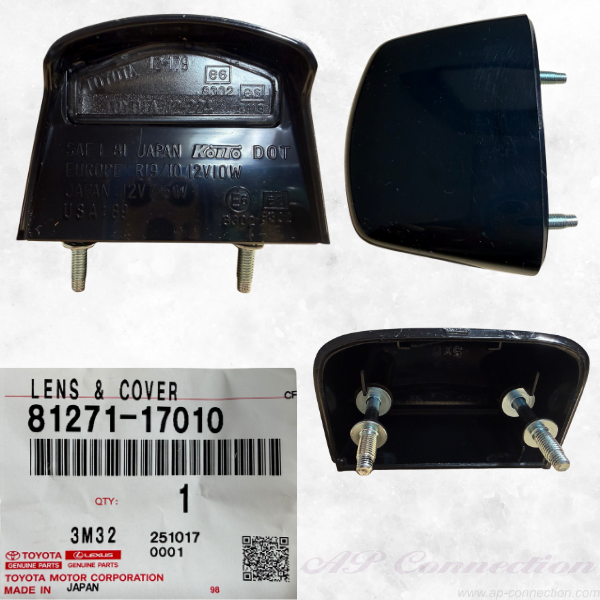 License plate lamp lens for AE86 Trueno, Levin late model 3Dr