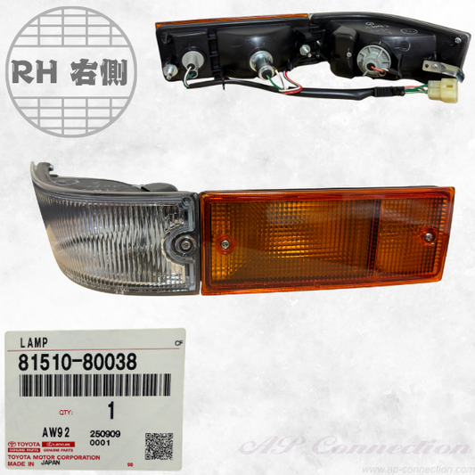 Front turn signal lamp ASSY for AE86 Trueno late model RH