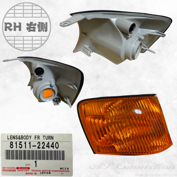 Front turn signal lens for JZX100 CHASER  RH