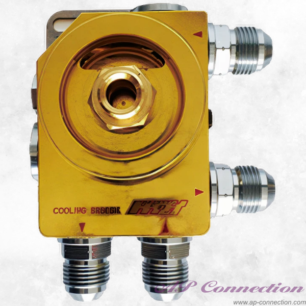 HPI oil filter relocation attachment